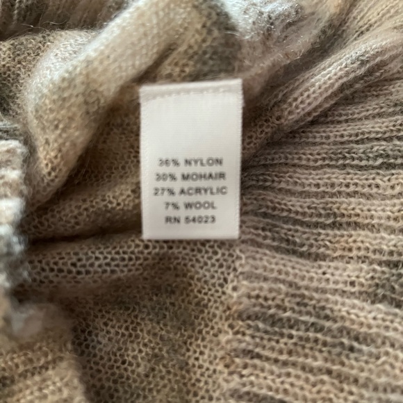 Banana Republic tan animal print cardigan women size small - Picture 3 of 3